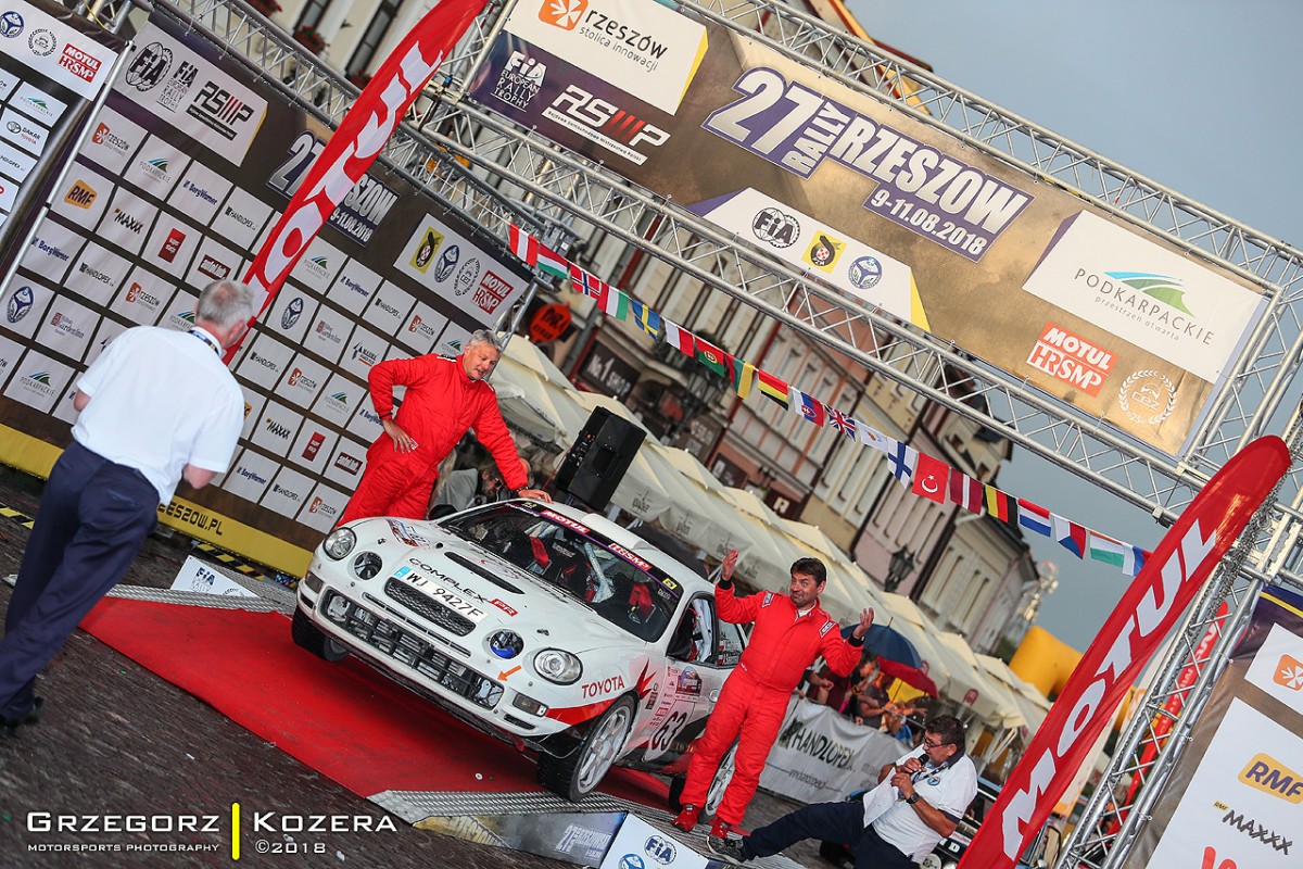 27. Rajd Rzeszowski - załoga Horodeński / Sałaciński - Toyota Celica GT-Four ST205