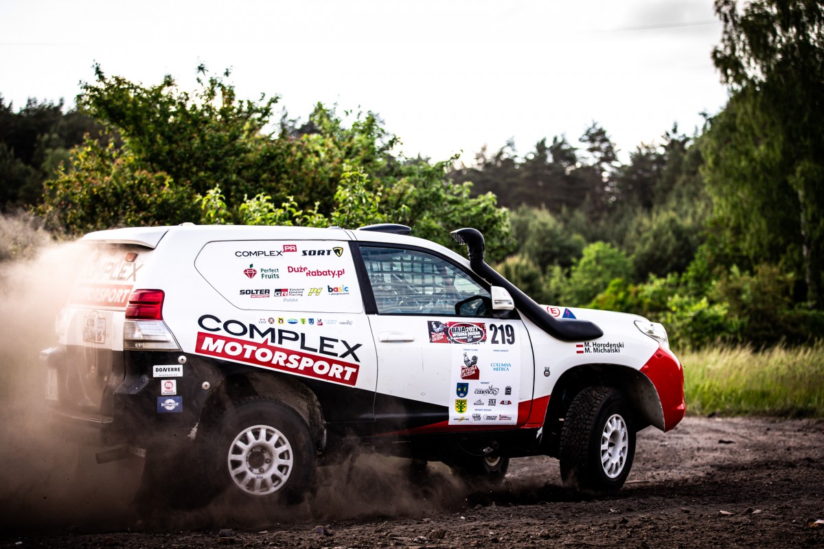 Baja Wysoka Grzęda 2021 - załoga Horodeński / Michalski - Toyota Land Cruiser KDJ155 T2