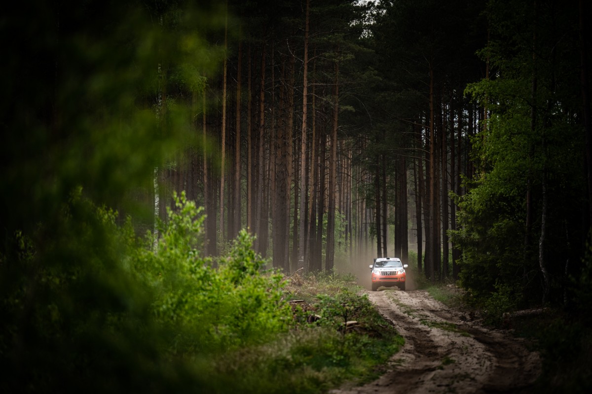 Baja Wysoka Grzęda 2021 - załoga Horodeński / Michalski - Toyota Land Cruiser KDJ155 T2
