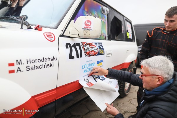 Zespół TOYOTA TEAM CLASSIC - załoga Michał Horodeński / Arkadiusz Sałaciński - Toyota Land Cruiser HDJ80 Classic