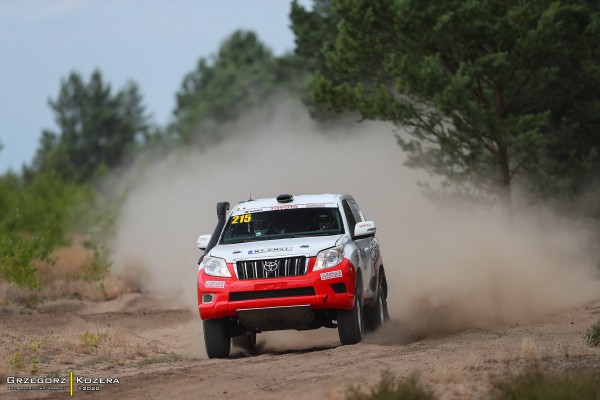 Baja Szczecinek 2020 - załoga Horodeński / Sałaciński - Toyota Land Cruiser KDJ155 T2
