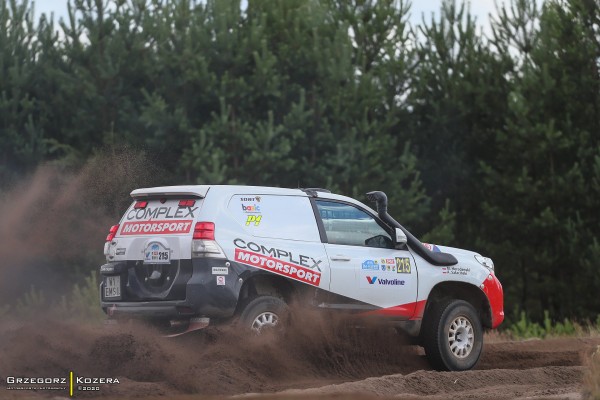 Baja Szczecinek 2020 - załoga Horodeński / Sałaciński - Toyota Land Cruiser KDJ155 T2