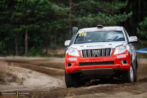 Baja Szczecinek 2020 - załoga Horodeński / Sałaciński - Toyota Land Cruiser KDJ155 T2