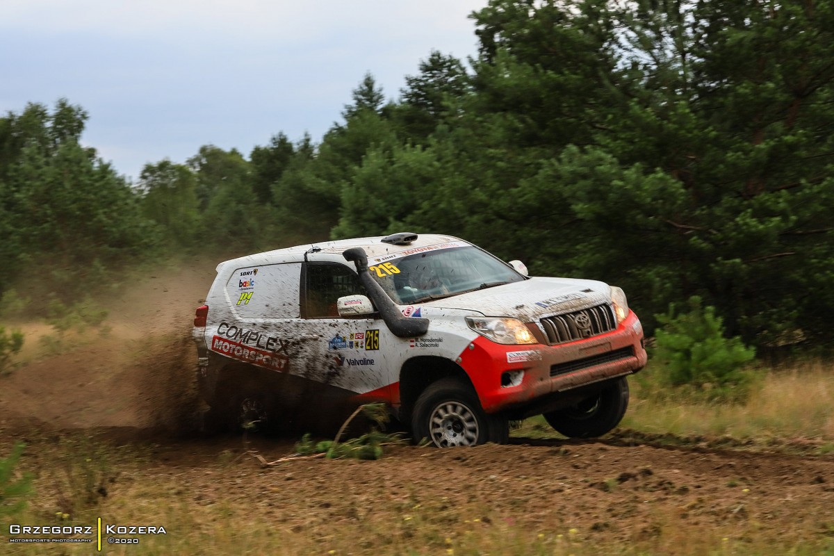 Baja Szczecinek 2020 - załoga Horodeński / Sałaciński - Toyota Land Cruiser KDJ155 T2