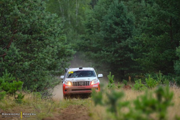 Baja Szczecinek 2020 - załoga Horodeński / Sałaciński - Toyota Land Cruiser KDJ155 T2