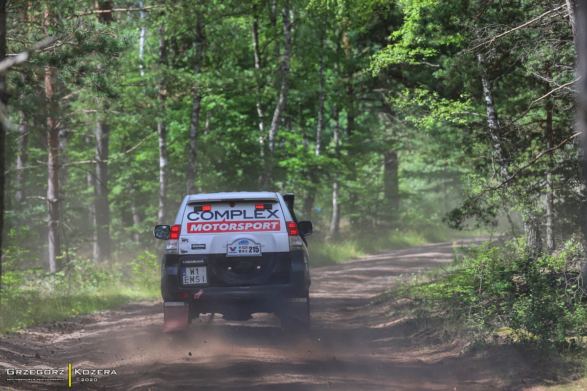Baja Szczecinek 2020 - załoga Horodeński / Sałaciński - Toyota Land Cruiser KDJ155 T2