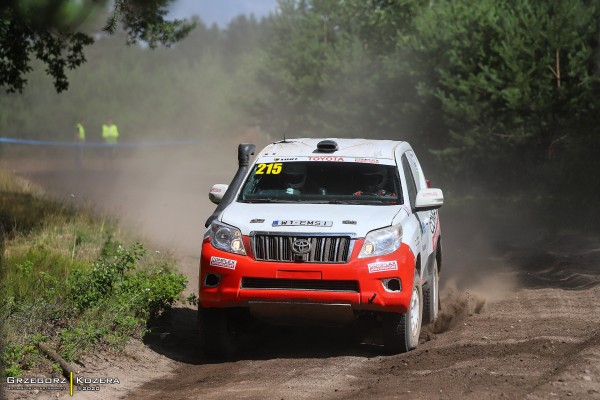 Baja Szczecinek 2020 - załoga Horodeński / Sałaciński - Toyota Land Cruiser KDJ155 T2
