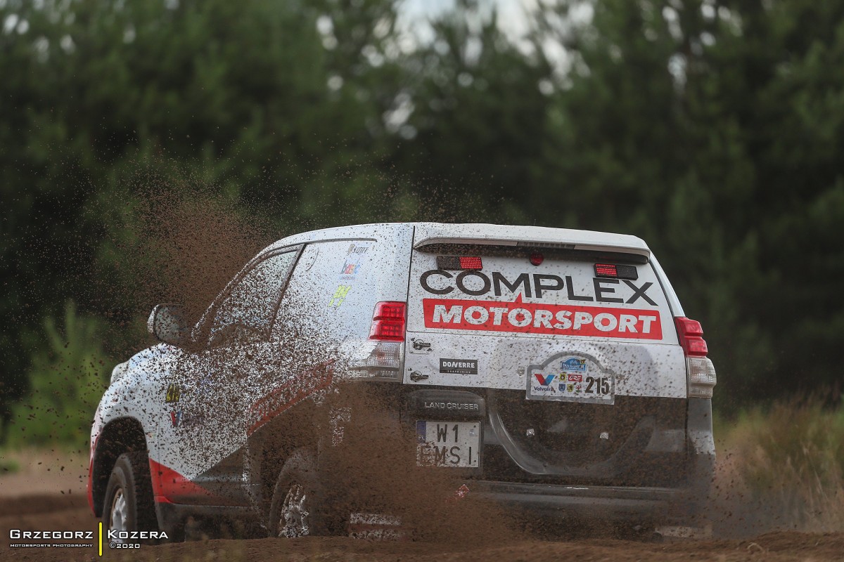 Baja Szczecinek 2020 - załoga Horodeński / Sałaciński - Toyota Land Cruiser KDJ155 T2