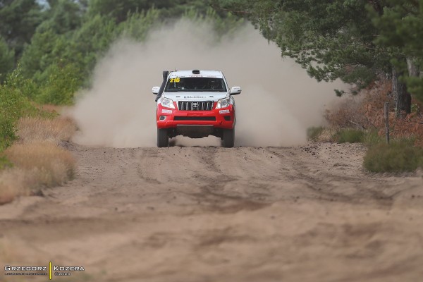 Baja Szczecinek 2020 - załoga Horodeński / Sałaciński - Toyota Land Cruiser KDJ155 T2