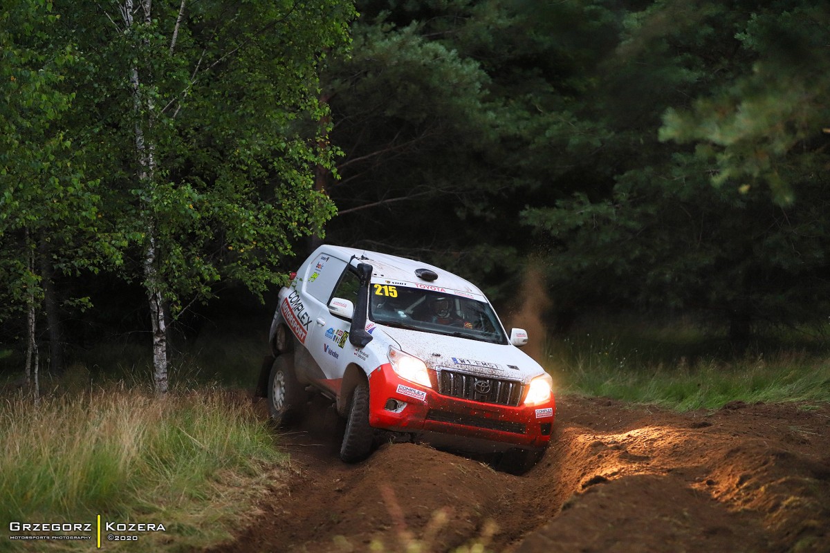 Baja Szczecinek 2020 - załoga Horodeński / Sałaciński - Toyota Land Cruiser KDJ155 T2