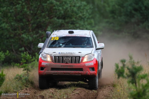 Baja Szczecinek 2020 - załoga Horodeński / Sałaciński - Toyota Land Cruiser KDJ155 T2