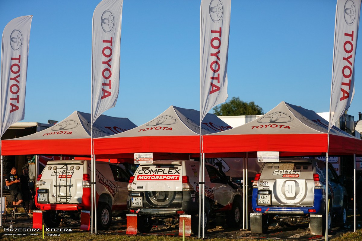 Baja Szczecinek 2020 - załoga Horodeński / Sałaciński - Toyota Land Cruiser KDJ155 T2