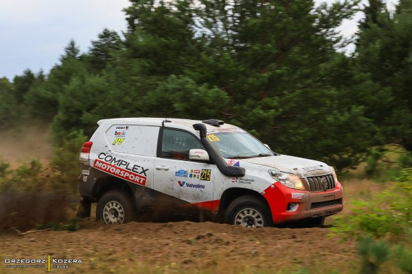 Baja Szczecinek 2020 - załoga Horodeński / Sałaciński - Toyota Land Cruiser KDJ155 T2