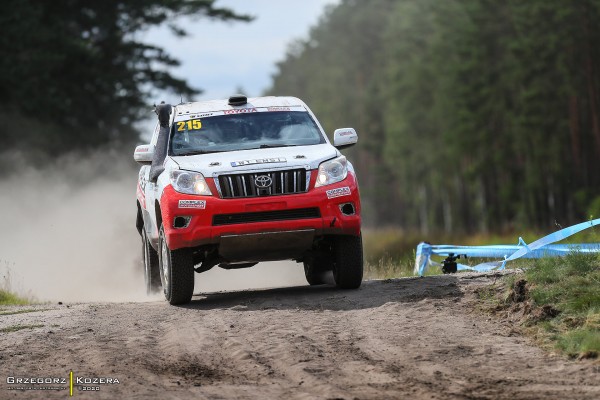 Baja Szczecinek 2020 - załoga Horodeński / Sałaciński - Toyota Land Cruiser KDJ155 T2