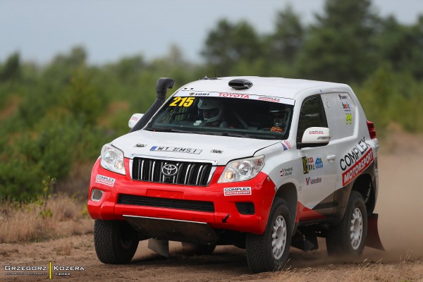 Baja Szczecinek 2020 - załoga Horodeński / Sałaciński - Toyota Land Cruiser KDJ155 T2