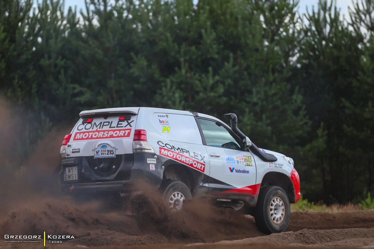 Baja Szczecinek 2020 - załoga Horodeński / Sałaciński - Toyota Land Cruiser KDJ155 T2