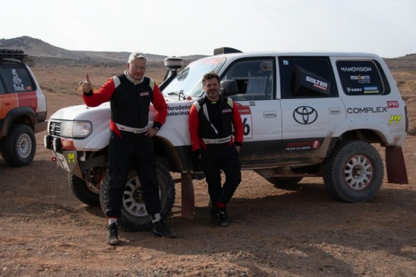 TOYOTA TEAM CLASSIC Michał Horodeński Arkadiusz Sałaciński Toyota Land Cruiser HDJ80 2. Etap Rajd Dakar Classic 2024