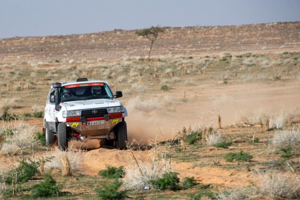 TOYOTA TEAM CLASSIC Michał Horodeński Arkadiusz Sałaciński Toyota Land Cruiser HDJ80 2. Etap Rajd Dakar Classic 2024
