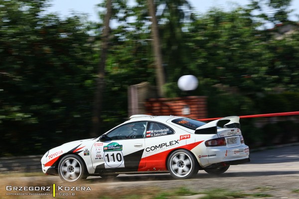 Rajd Nadwiślański 2018 - załoga Horodeński / Sałaciński - Toyota Celica GT-Four ST205