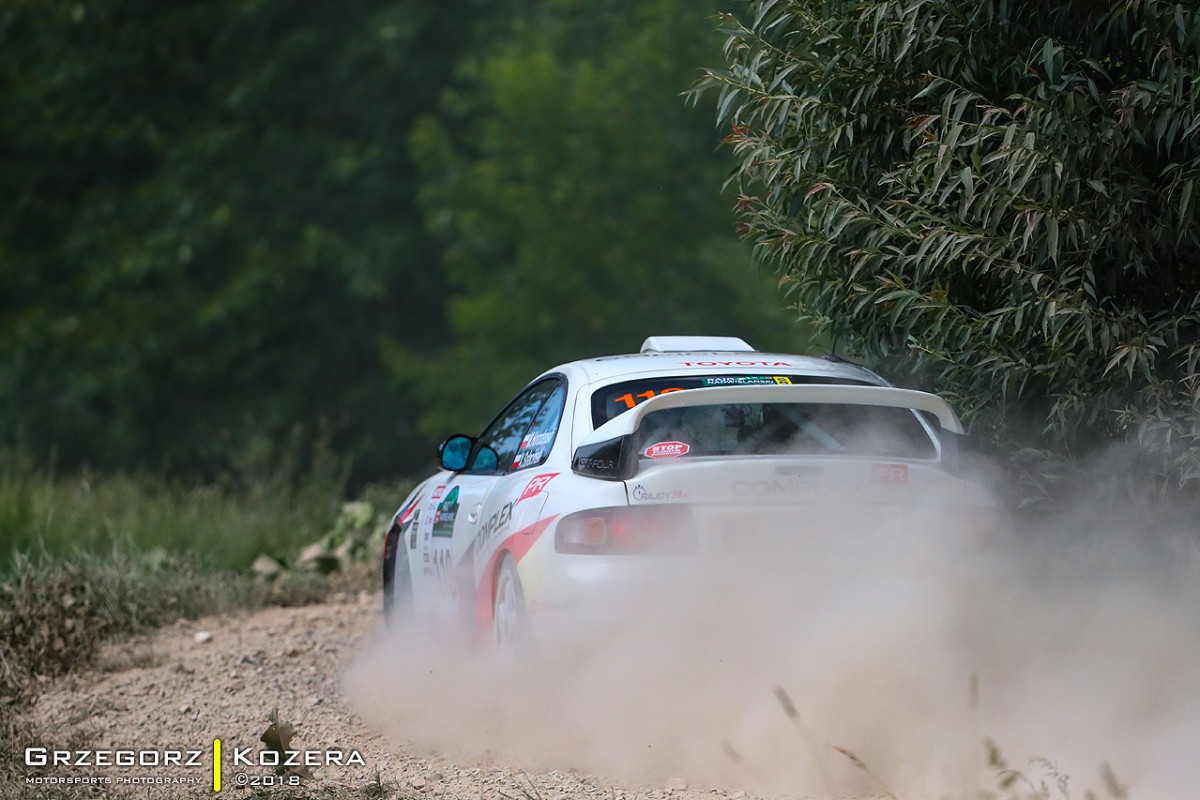 Rajd Nadwiślański 2018 - załoga Horodeński / Sałaciński - Toyota Celica GT-Four ST205