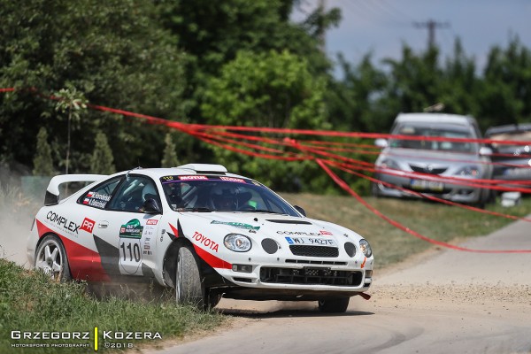 Rajd Nadwiślański 2018 - załoga Horodeński / Sałaciński - Toyota Celica GT-Four ST205