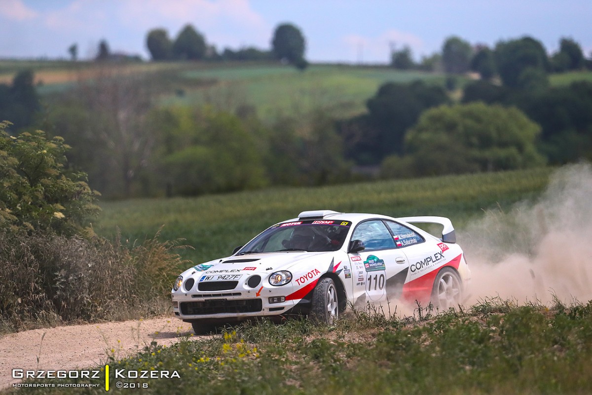 Rajd Nadwiślański 2018 - załoga Horodeński / Sałaciński - Toyota Celica GT-Four ST205