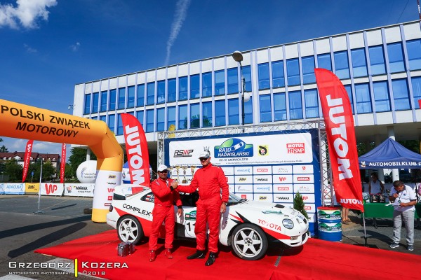 Rajd Nadwiślański 2018 - załoga Horodeński / Sałaciński - Toyota Celica GT-Four ST205
