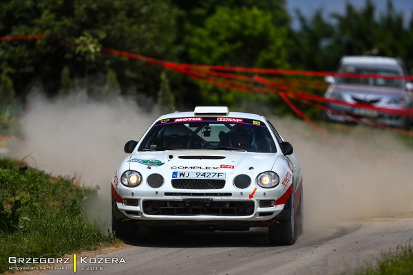 Rajd Nadwiślański 2018 - załoga Horodeński / Sałaciński - Toyota Celica GT-Four ST205