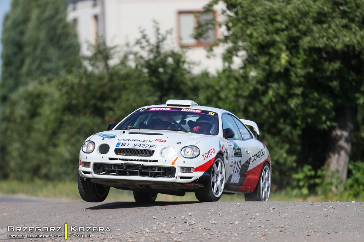 Rajd Nadwiślański 2018 - załoga Horodeński / Sałaciński - Toyota Celica GT-Four ST205