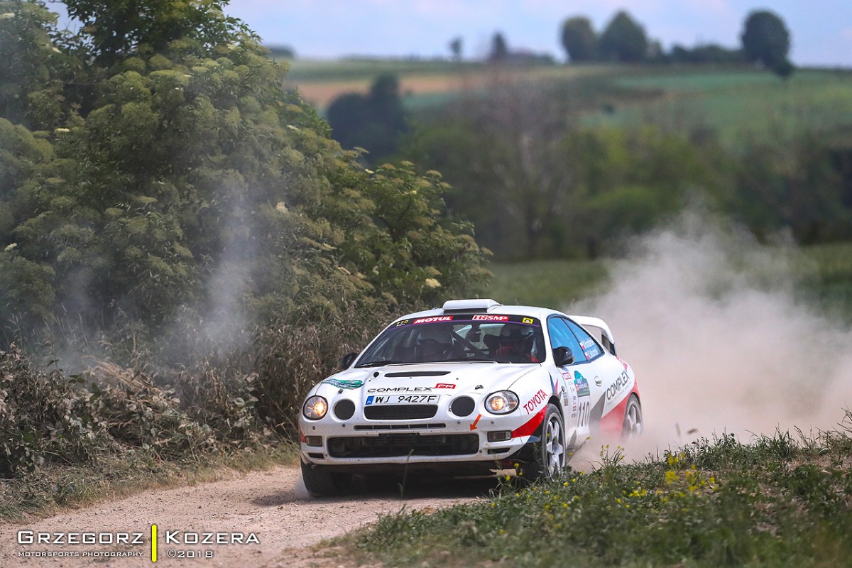 Rajd Nadwiślański 2018 - załoga Horodeński / Sałaciński - Toyota Celica GT-Four ST205
