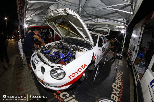 Rajd Nadwiślański 2018 - załoga Horodeński / Sałaciński - Toyota Celica GT-Four ST205