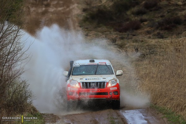 Baja Drawsko Pomorskie 2021 - załoga Horodeński / Sałaciński - Toyota Land Cruiser KDJ155 T2