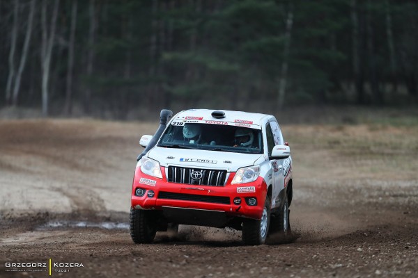 Baja Drawsko Pomorskie 2021 - załoga Horodeński / Sałaciński - Toyota Land Cruiser KDJ155 T2