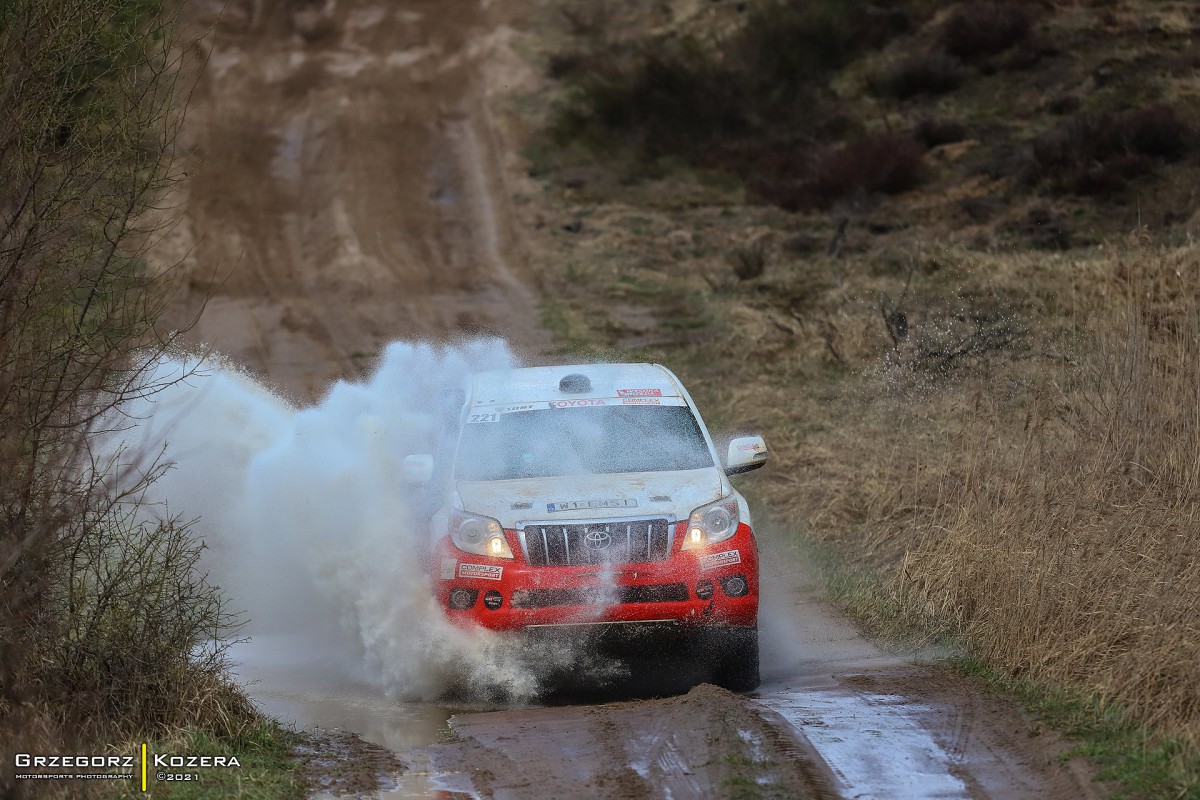 Baja Drawsko Pomorskie 2021 - załoga Horodeński / Sałaciński - Toyota Land Cruiser KDJ155 T2