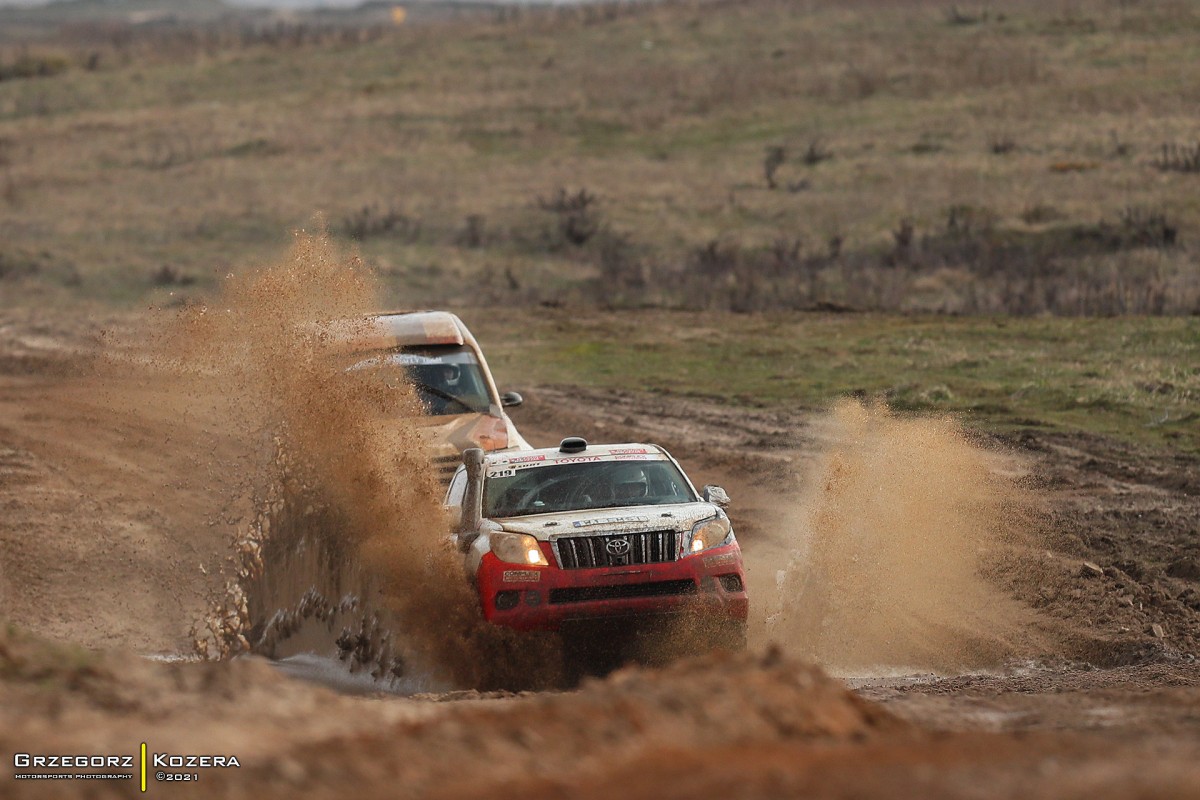 Baja Drawsko Pomorskie 2021 - załoga Horodeński / Sałaciński - Toyota Land Cruiser KDJ155 T2