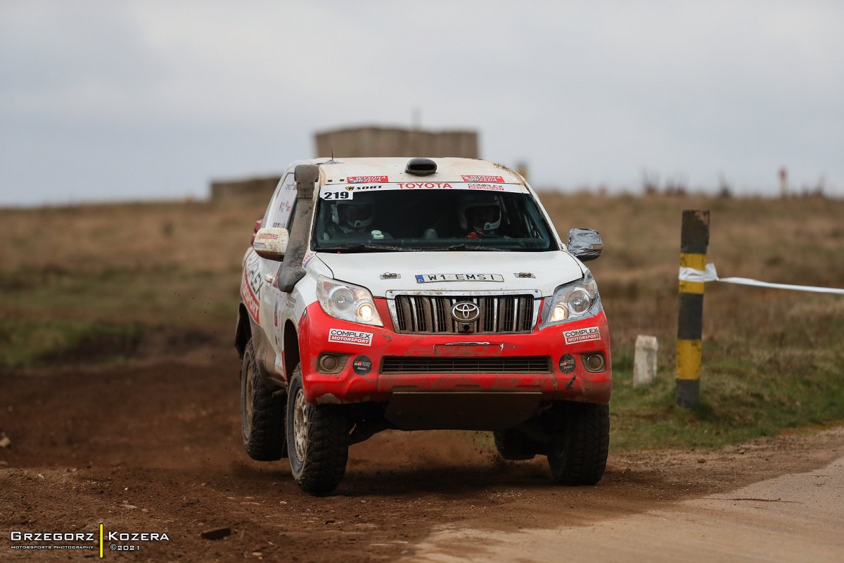 Baja Drawsko Pomorskie 2021 - załoga Horodeński / Sałaciński - Toyota Land Cruiser KDJ155 T2