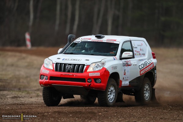 Baja Drawsko Pomorskie 2021 - załoga Horodeński / Sałaciński - Toyota Land Cruiser KDJ155 T2