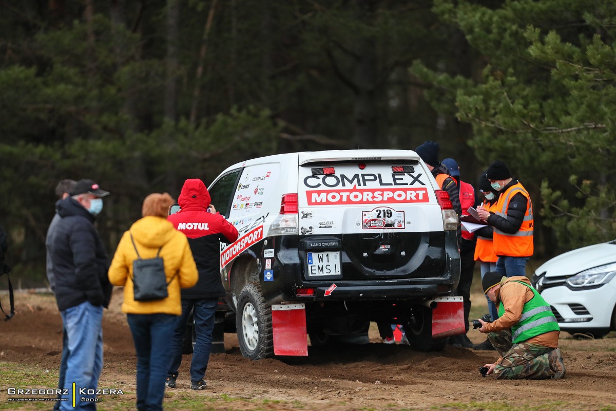 Baja Drawsko Pomorskie 2021 - załoga Horodeński / Sałaciński - Toyota Land Cruiser KDJ155 T2