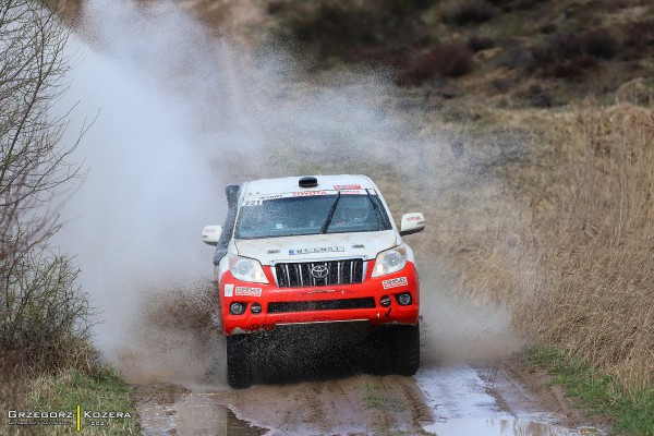 Baja Drawsko Pomorskie 2021 - załoga Horodeński / Sałaciński - Toyota Land Cruiser KDJ155 T2