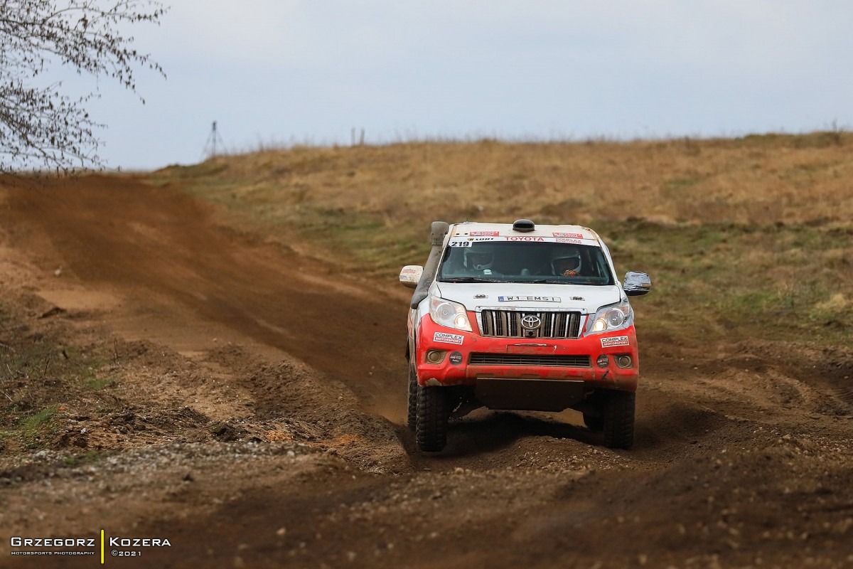 Baja Drawsko Pomorskie 2021 - załoga Horodeński / Sałaciński - Toyota Land Cruiser KDJ155 T2