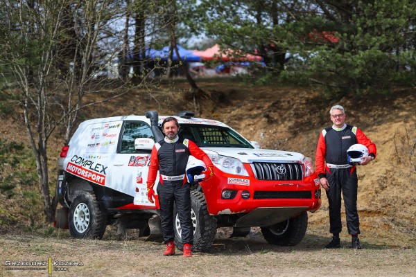 Baja Drawsko Pomorskie 2021 - załoga Horodeński / Sałaciński - Toyota Land Cruiser KDJ155 T2