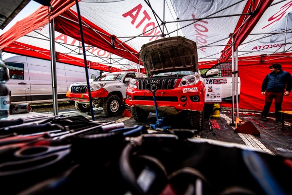 Baja Drawsko Pomorskie 2021 - załoga Horodeński / Sałaciński - Toyota Land Cruiser KDJ155 T2