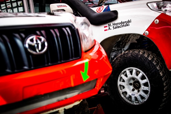 Baja Drawsko Pomorskie 2021 - załoga Horodeński / Sałaciński - Toyota Land Cruiser KDJ155 T2
