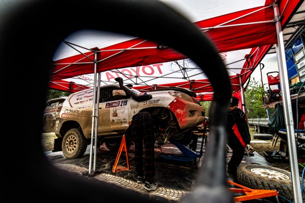 Baja Drawsko Pomorskie 2021 - załoga Horodeński / Sałaciński - Toyota Land Cruiser KDJ155 T2