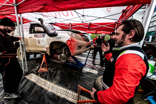 Baja Drawsko Pomorskie 2021 - załoga Horodeński / Sałaciński - Toyota Land Cruiser KDJ155 T2