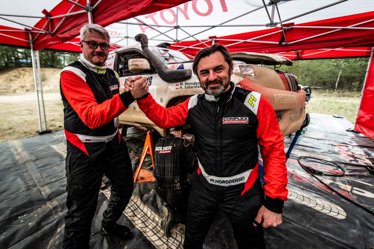 Baja Drawsko Pomorskie 2021 - załoga Horodeński / Sałaciński - Toyota Land Cruiser KDJ155 T2