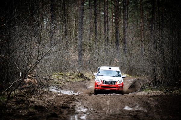Baja Drawsko Pomorskie 2021 - załoga Horodeński / Sałaciński - Toyota Land Cruiser KDJ155 T2