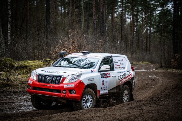 Baja Drawsko Pomorskie 2021 - załoga Horodeński / Sałaciński - Toyota Land Cruiser KDJ155 T2