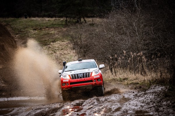 Baja Drawsko Pomorskie 2021 - załoga Horodeński / Sałaciński - Toyota Land Cruiser KDJ155 T2