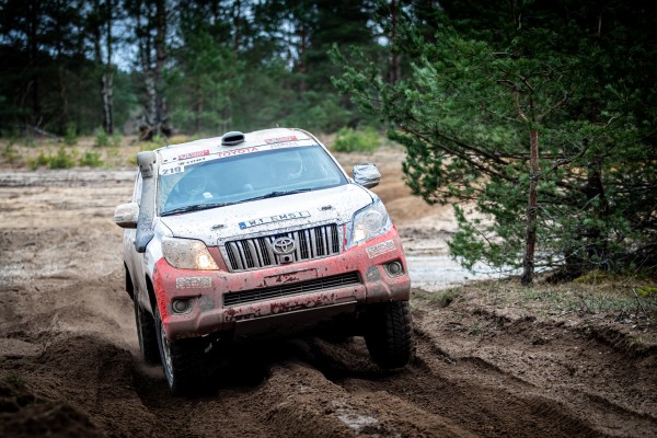 Baja Drawsko Pomorskie 2021 - załoga Horodeński / Sałaciński - Toyota Land Cruiser KDJ155 T2